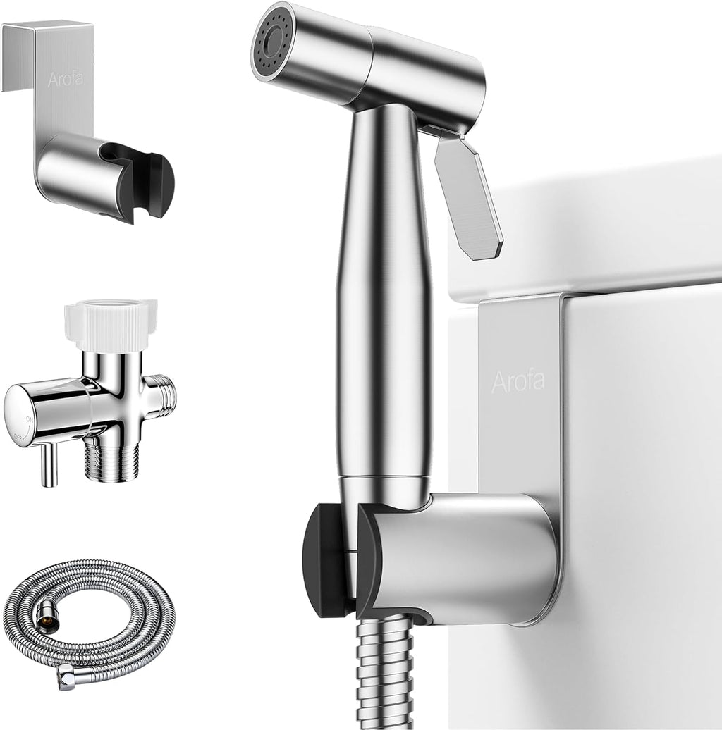 Stainless Steel Shattaf & Personal Hygiene Spray Kit