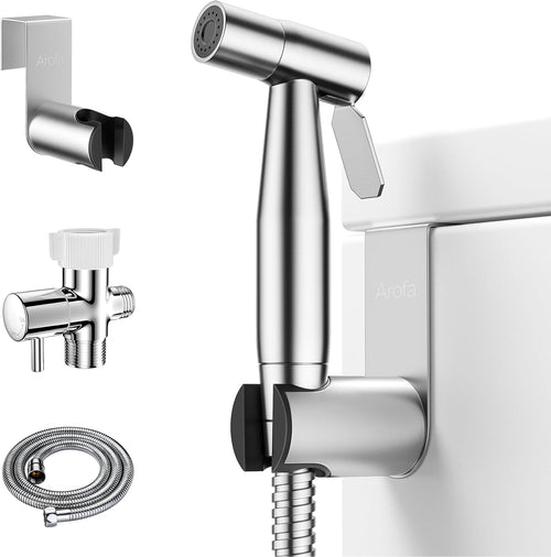 Stainless Steel Shattaf & Personal Hygiene Spray Kit