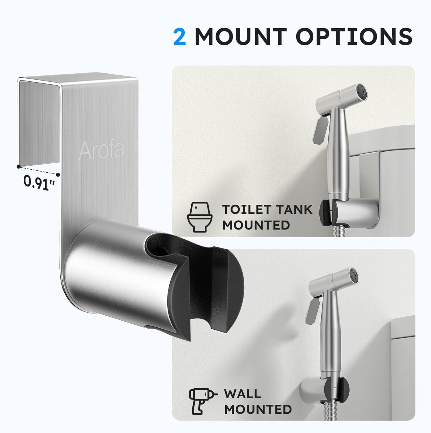 Stainless Steel Shattaf & Personal Hygiene Spray Kit