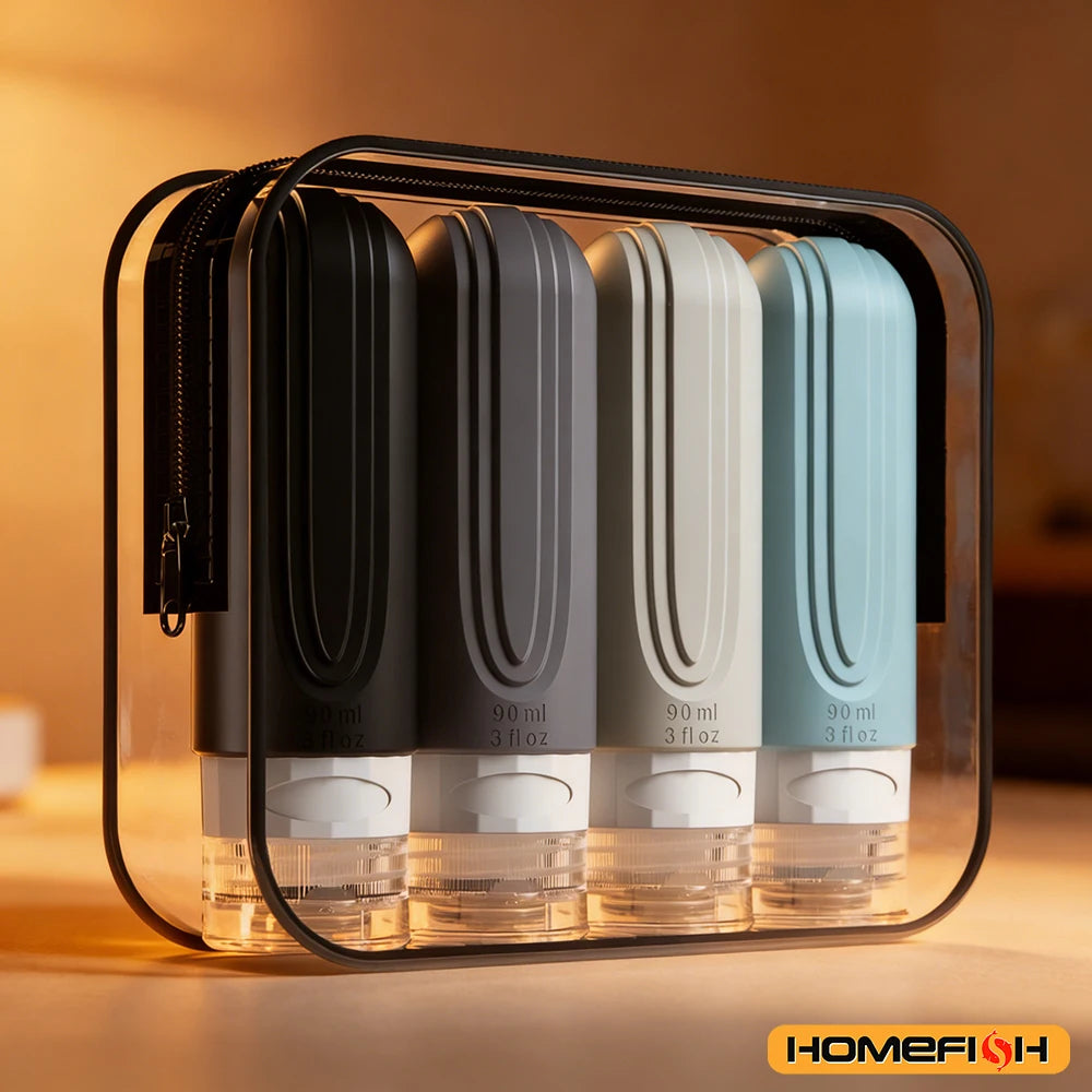 Leak-Proof Travel Bottle Set.