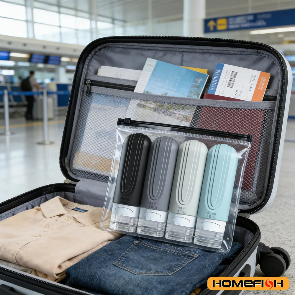 Leak-Proof Travel Bottle Set.