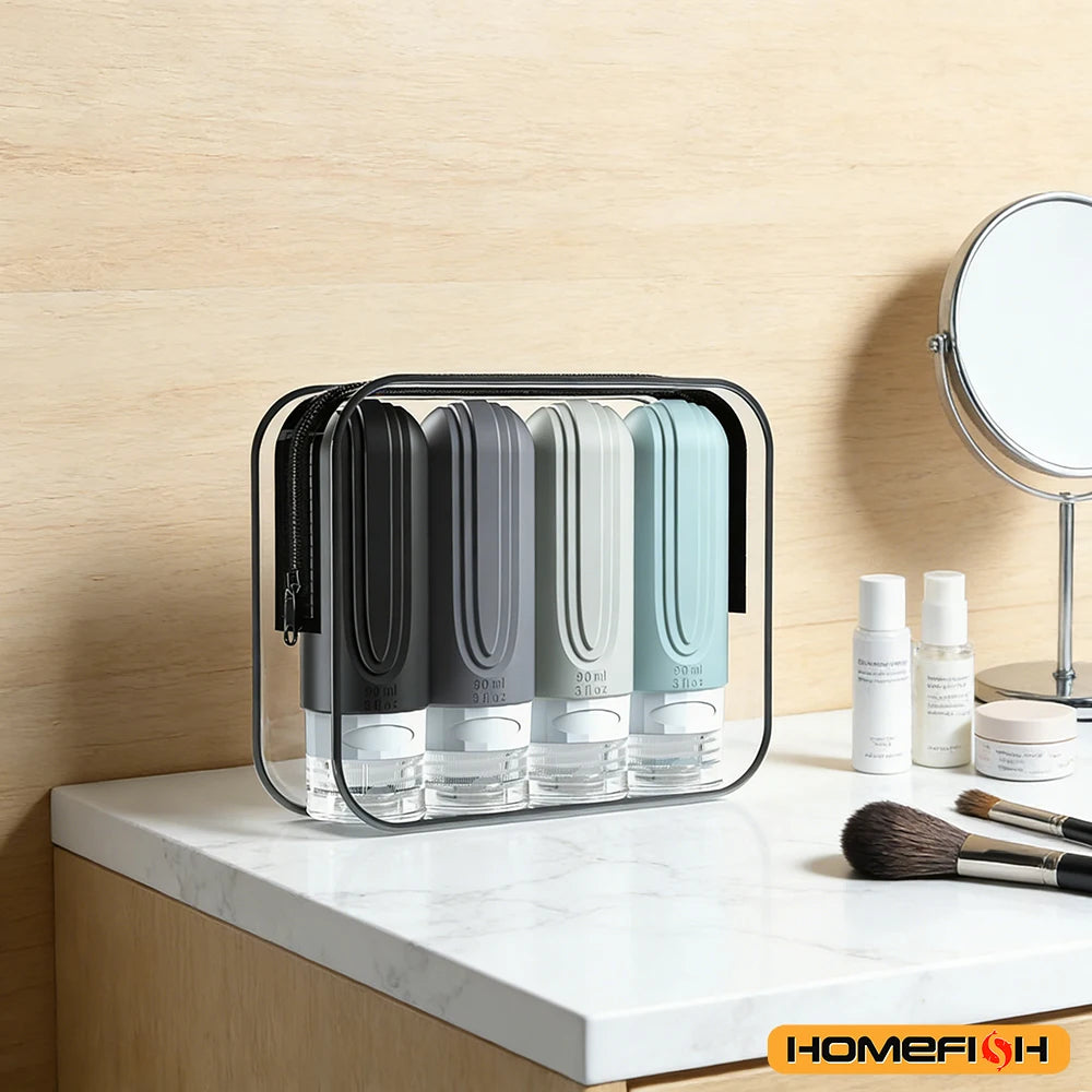 Leak-Proof Travel Bottle Set.