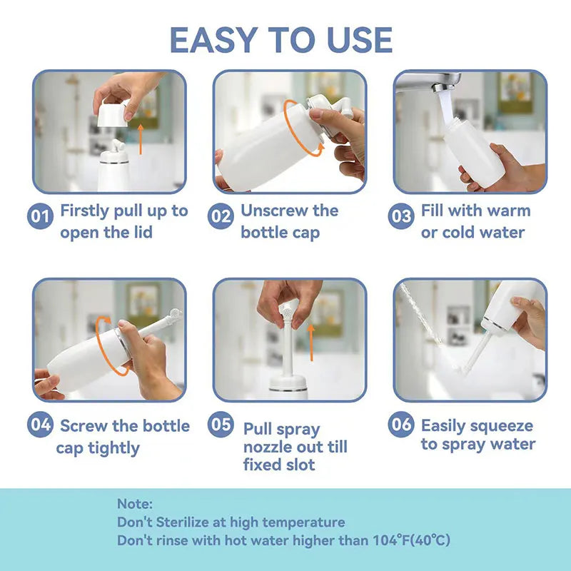 PureFlow™ Portable Travel Bidet (400ml)