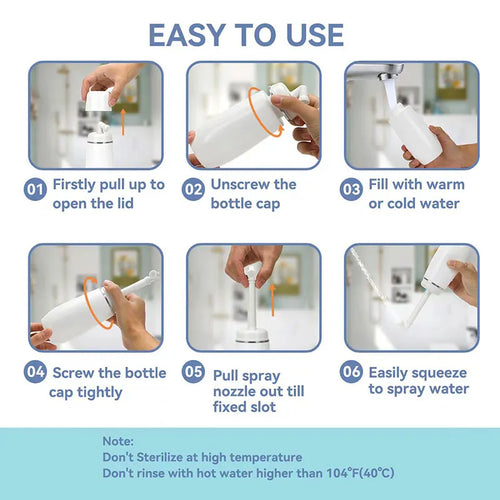 PureFlow™ Portable Travel Bidet (400ml)