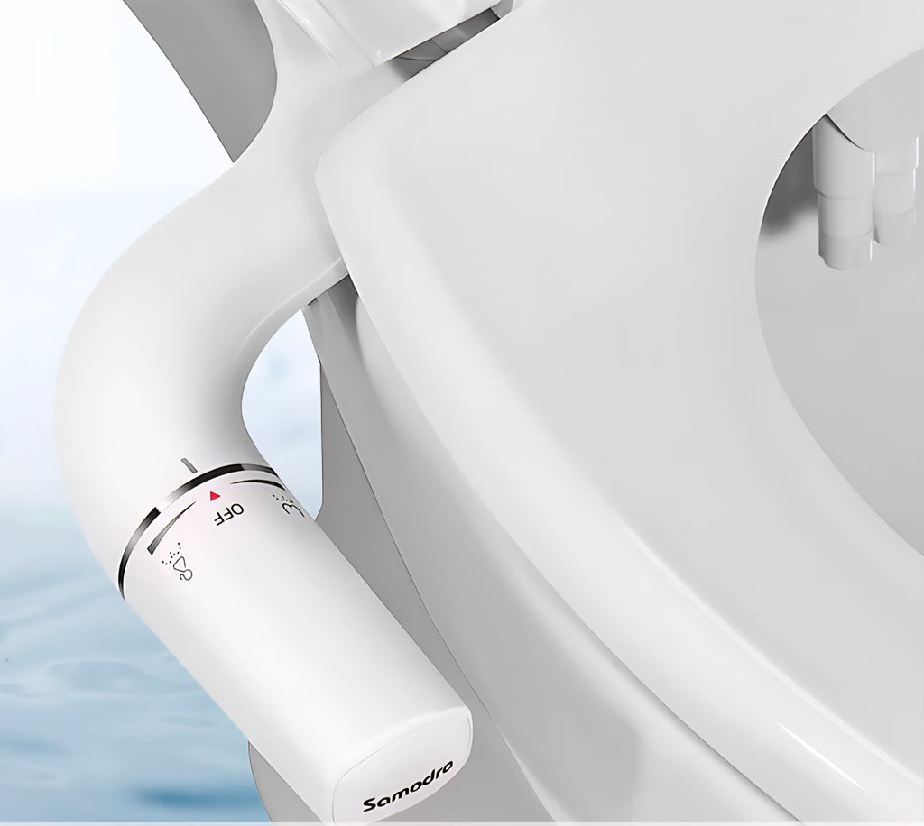 Ultra-Slim Dual-Nozzle Bidet Attachment for Toilet | Adjustable Water Pressure